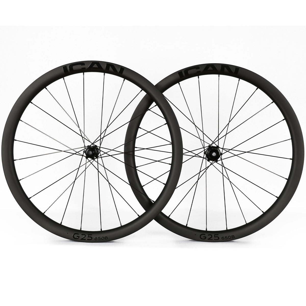 ICAN carbon 650B G25 gravel bike wheels