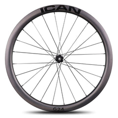 ICAN carbon 700C G24 gravel wheels with DT Swiss hub 