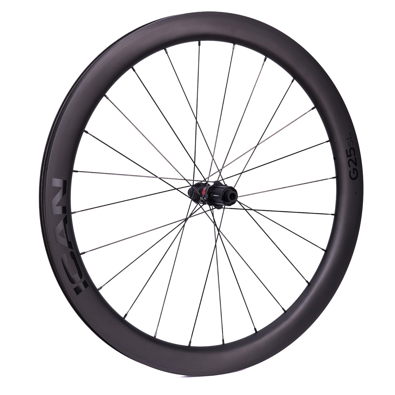 ICAN 700C G25 SL gravel wheels with DT Swiss hubs