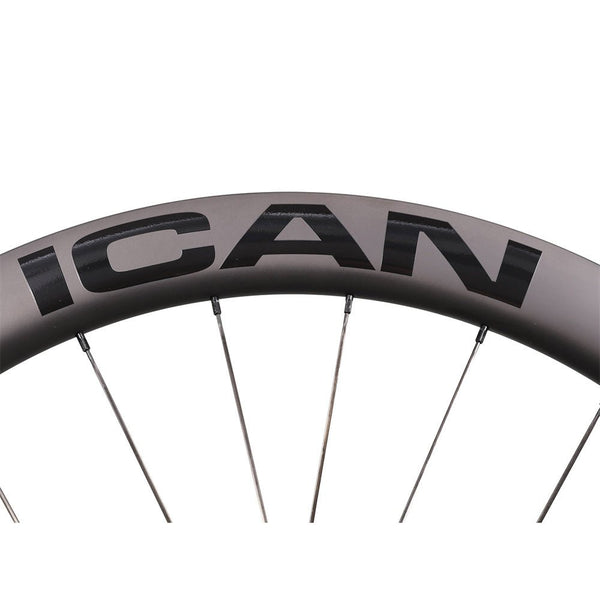 ICAN carbon gravel wheels 700C G25 with DT Swiss hub